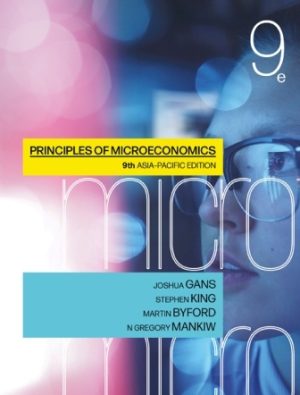 Solution Manual for Principles of Microeconomics 9th Edition Gans