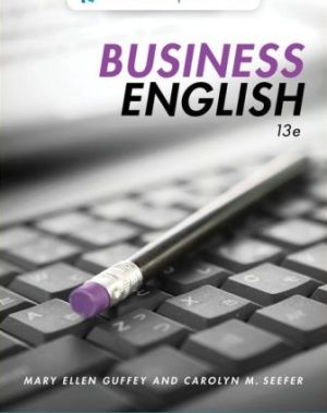Test Bank for Business English 13th Edition Guffey