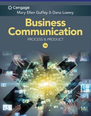 Solution Manual for Business Communication: Process & Product 10th Edition Guffey