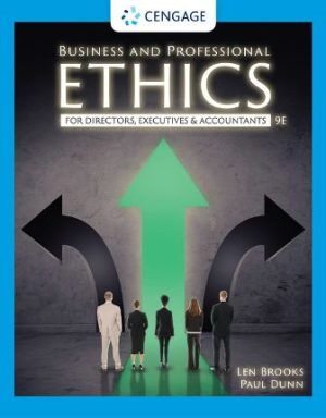 Test Bank for Business and Professional Ethics 9th Edition Brooks
