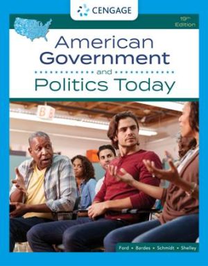 Test Bank for American Government and Politics Today 19th Edition Ford