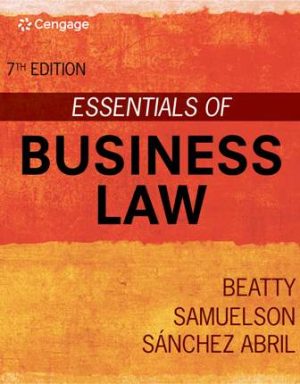 Test Bank for Essentials of Business Law 7th Edition Samuelson