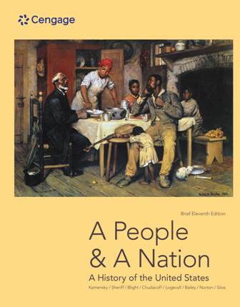 Test Bank for A People and a Nation: A History of the United States Brief Edition 11th Edition Norton Test Bank for A People and a Nation: A History of the United States Brief Edition 11th Edition Norton