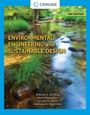 Test Bank for Environmental Engineering and Sustainable Design 2nd Edition Striebig