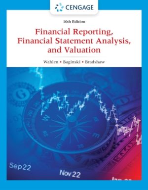 Solution Manual for Financial Reporting Financial Statement Analysis and Valuation