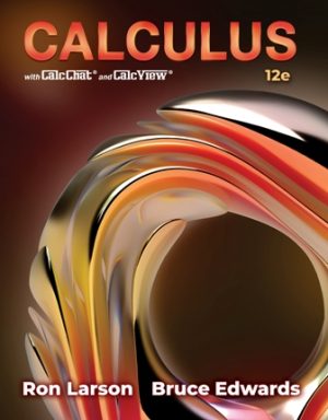 Solution Manual for Calculus 12th Edition Larson