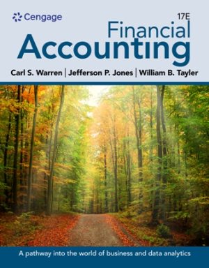 Solution Manual for Financial Accounting 17th Edition Warren