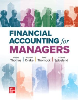 Solution Manual for Financial Accounting for Managers 1st Edition Thomas