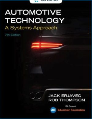 Test Bank for Automotive Technology: A Systems Approach 7th Edition Erjavec