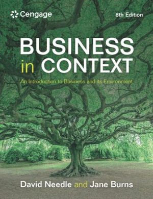 Test Bank for Business in Context 8th Edition Needle