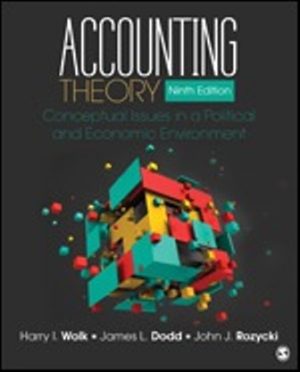 Solution Manual for Accounting Theory 9th Edition Wolk ISBN: 9781483375021