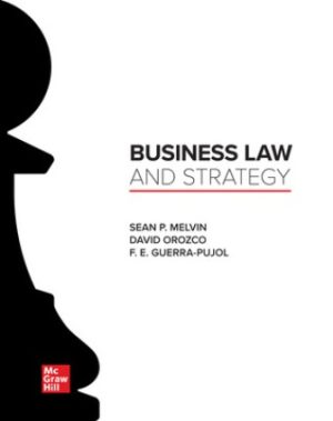 Solution Manual for Business Law and Strategy 1/E Melvin