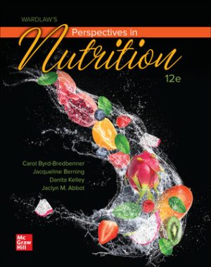 Test Bank for Wardlaw's Perspectives in Nutrition 12/E Byrd-Bredbenner