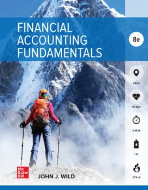 Solution Manual for Financial Accounting Fundamentals 8th Edition Wild