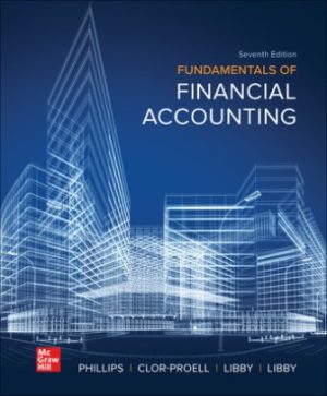 Solution Manual for Fundamentals of Financial Accounting 7/E Phillips