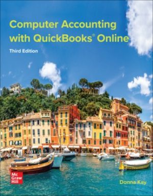 Solution Manual for Computer Accounting with QuickBooks Online 3/E Kay