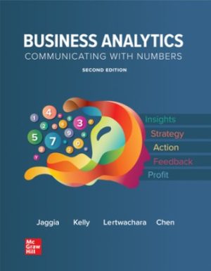 Test Bank for Business Analytics 2/E Jaggia