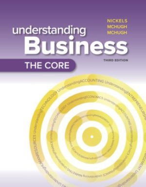 Solution Manual for Understanding Business: The Core 3/E Nickels
