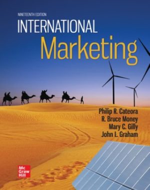 Solution Manual for International Marketing 19/E Cateora