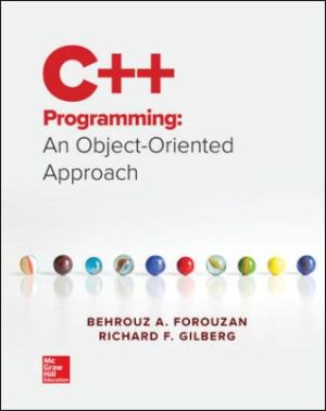 Solution Manual for C++ Programming An Object-Oriented Approach 1/E Forouzan