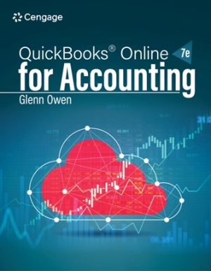 Solution Manual for Using QuickBooks Online for Accounting 2024 7/E Owen