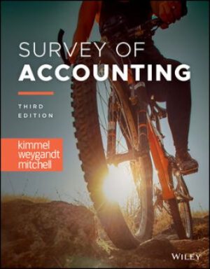 Solution Manual for Survey of Accounting 3/E Kimmel