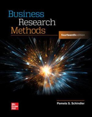 Solution Manual for Business Research Methods 14/E Schindler