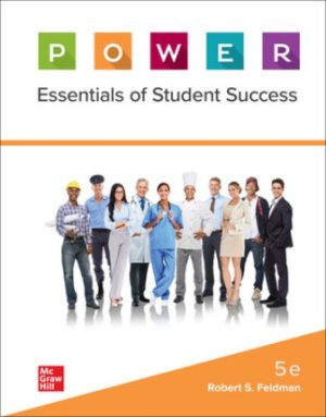 Test Bank for P.O.W.E.R. Learning and Your Life Essentials of Student Success 5/E Feldman