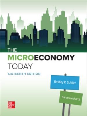 Solution Manual for The Micro Economy Today 16/E Schiller