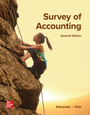 Solution Manual for Survey of Accounting 7/E Edmonds