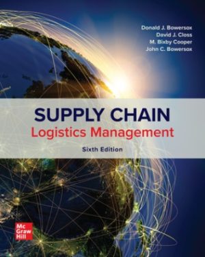 Test Bank for Supply Chain Logistics Management 6/E Bowersox