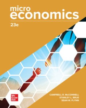 Solution Manual for Microeconomics 23/E McConnell