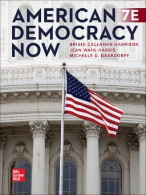 Test Bank for American Democracy Now 7/E Harrison