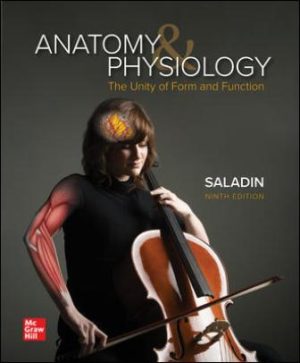 Solution Manual for Anatomy and Physiology: The Unity of Form and Function 9/E Saladin