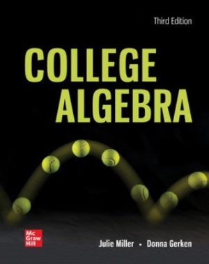Solution Manual for College Algebra 3/E Miller
