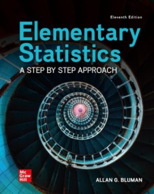 Solution Manual for Elementary Statistics A Step By Step Approach 11/E Bluman