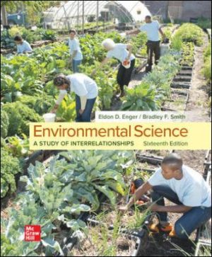 Test Bank for Environmental Science 16/E Enger