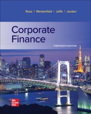 Solution Manual for Corporate Finance 13/E Ross