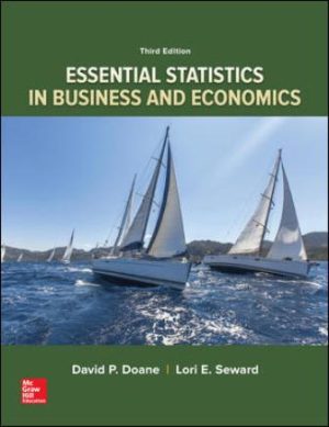 Test Bank for Essential Statistics in Business and Economics 3/E Doane