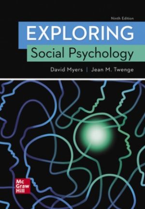 Test Bank for Exploring Social Psychology 9/E Myers