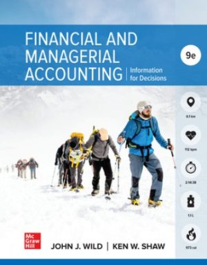 Solution Manual for Financial and Managerial Accounting 9/E Wild