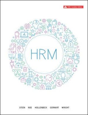 Solution Manual for Human Resource Management 5/E Steen