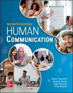 Test Bank for Human Communication 7/E Pearson