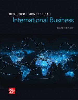 Solution Manual for International Business 3/E Geringer