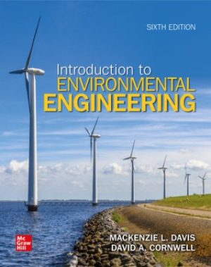 Solution Manual for Introduction to Environmental Engineering 6/E Davis