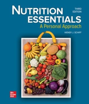 Test Bank for Nutrition Essentials: A Personal Approach 3/E Schiff
