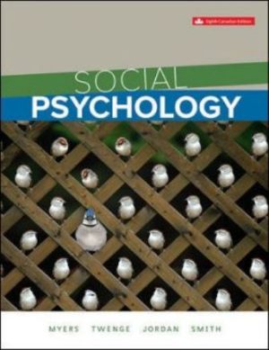 Test Bank for Social Psychology 8/E Myers