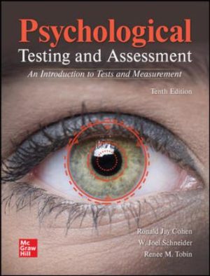Test bank for Psychological Testing and Assessment 10/E Cohen