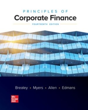 Solution Manual for Principles of Corporate Finance 14/E Brealey