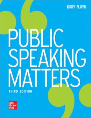 Test Bank for Public Speaking Matters 3/E Floyd